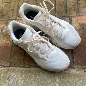 Reebok Women's White and Tan Sneakers